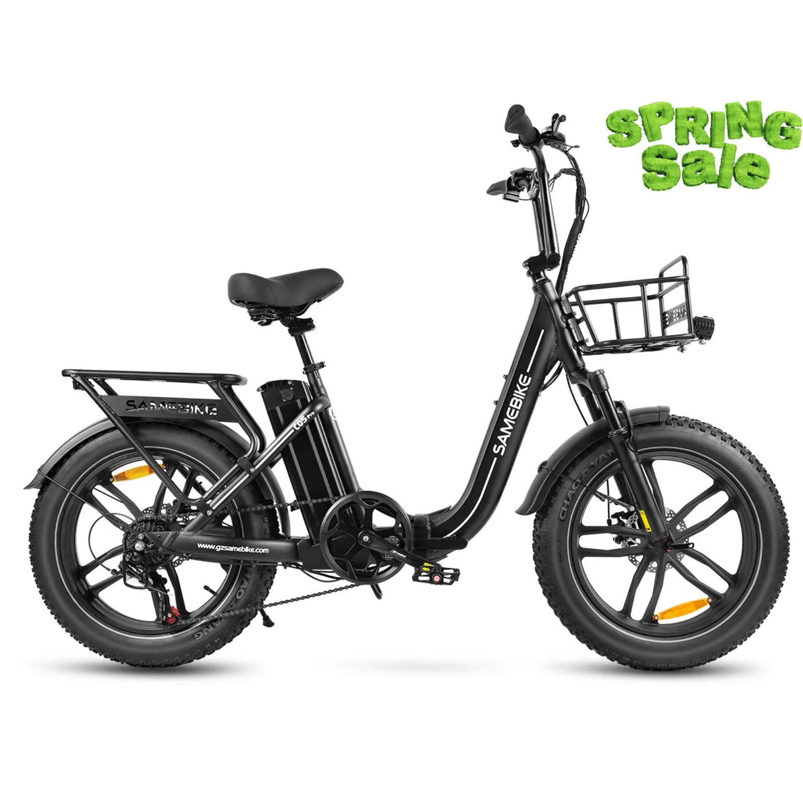 C05 Pro 250W Motor, 15Ah Akkukapazität, 14-Zoll-Falt-Elektro-Citybike mit Fatbike-Reifen, Tiefeinsteiger-Elektro-Faltrad
