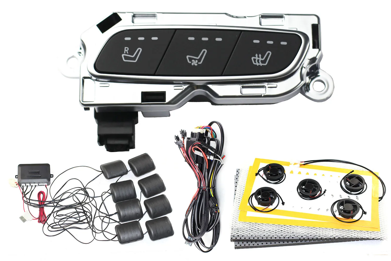12v Modify Kit Car Comfort System Seat Ventilation System Car Seat Heating Massage System For