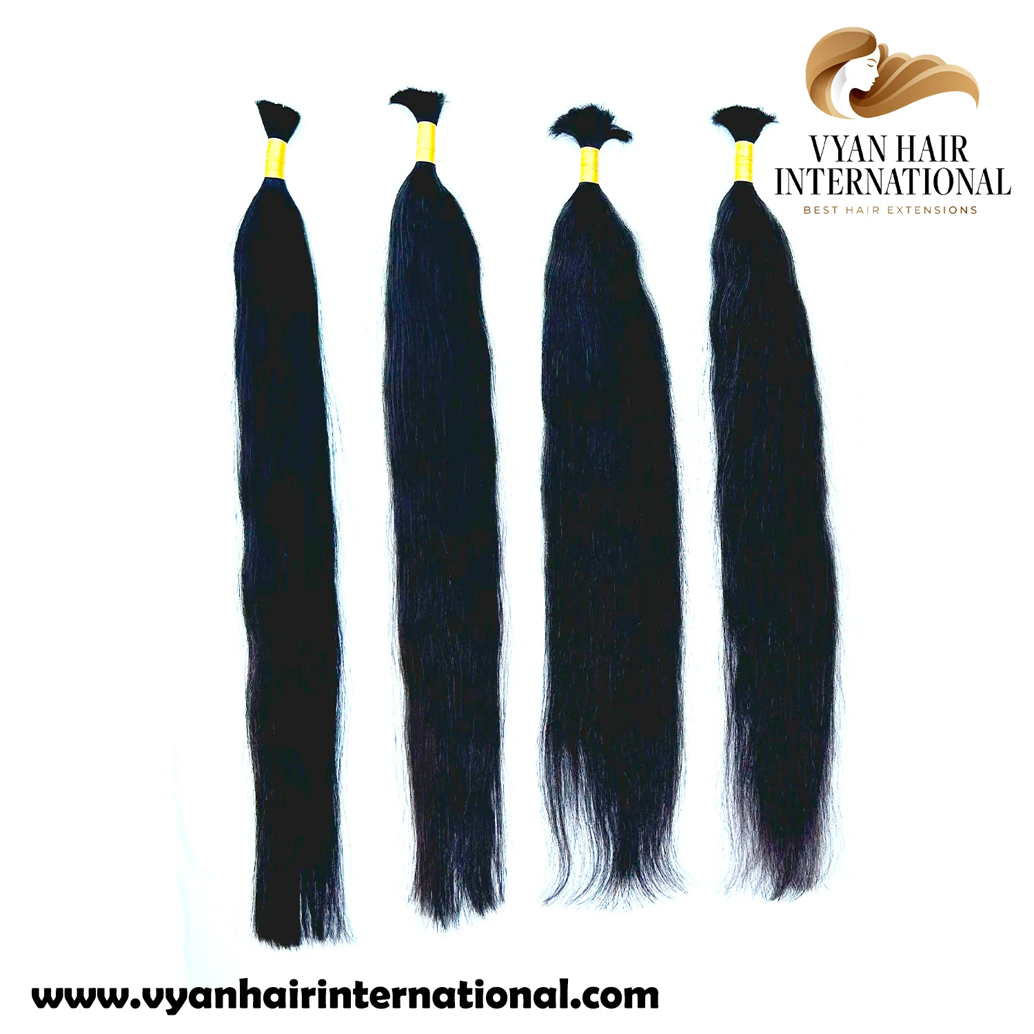 Unprocessed Natural Indian Remy Virgin Human Hair Weft 100 Temple Hair