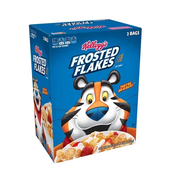 Kellogg's Frosted Flakes Strawberry Milkshake Cold Breakfast Cereal ...