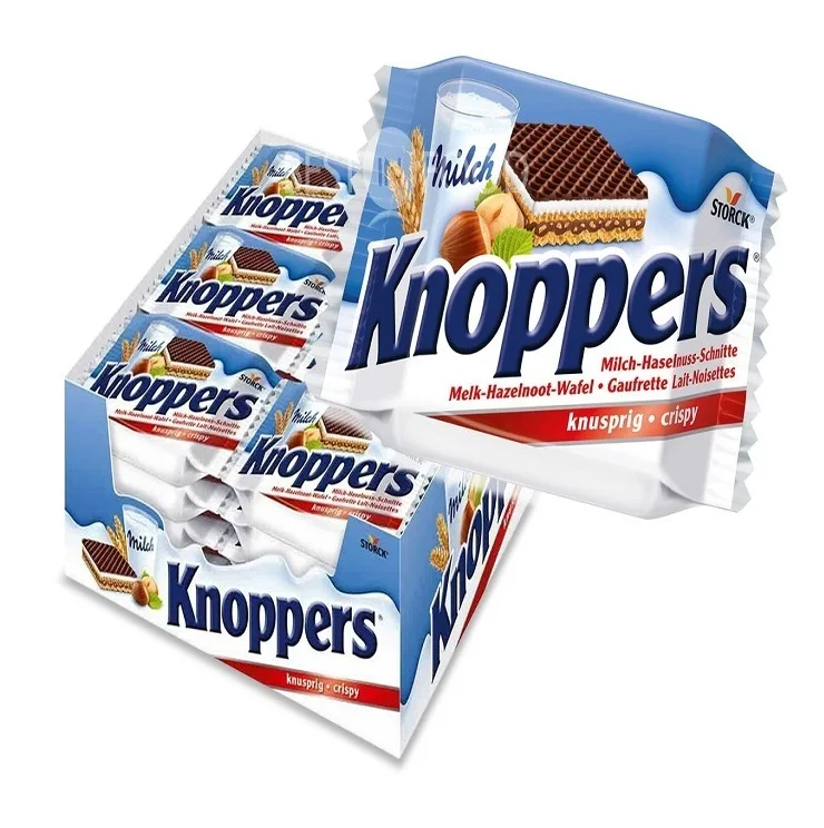 Knoppers Milk Chocolate Hazelnut Wafer Candy,Share Size 6 Pack,5.03oz