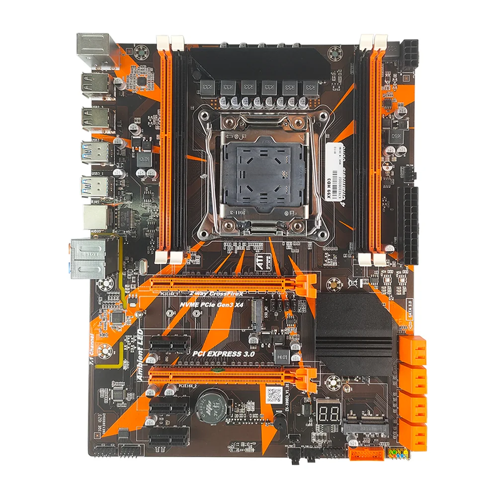 PCWINMAX X99 Motherboard LGA2011-3 DDR4 Quad-Channel 128GB PCI-E