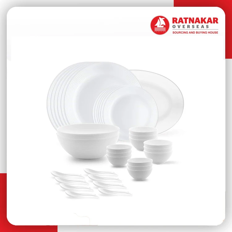 Newest Trending Dinner Set India Designer Opalware India Dinner Set for Sale at Best Price