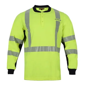 Wholesale FR High Visibility Tshirts Construction Tshirt Comfortable Functional High-Quality Hi Vis Work t Shirts