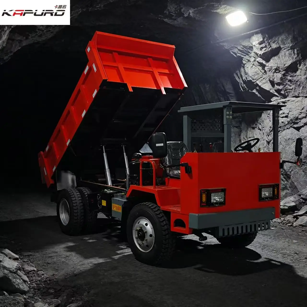 Compact Design Kapuro KF-6 6 Ton Utility Dumper with 4x4 Traction & Heavy Duty Suspension for Mining Projects Dumper Truck