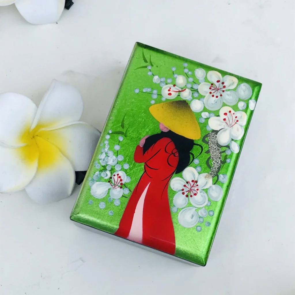 Antique lacquerware small screen decoration ornaments Chinese characteristics wooden handicrafts lacquerware custom abroad gifts
