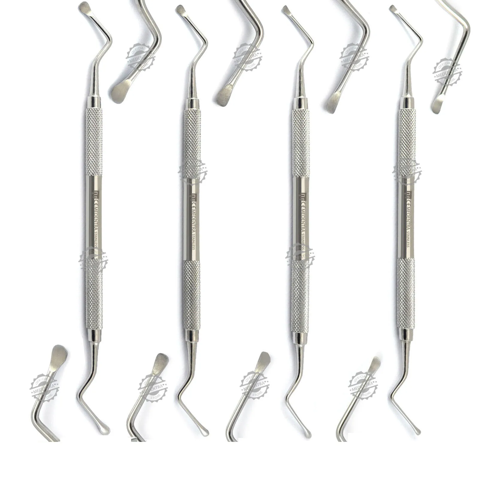 Lucas Bone Curettes, 4MM Non- Serrated - LENOX DENTAL - Foto 3