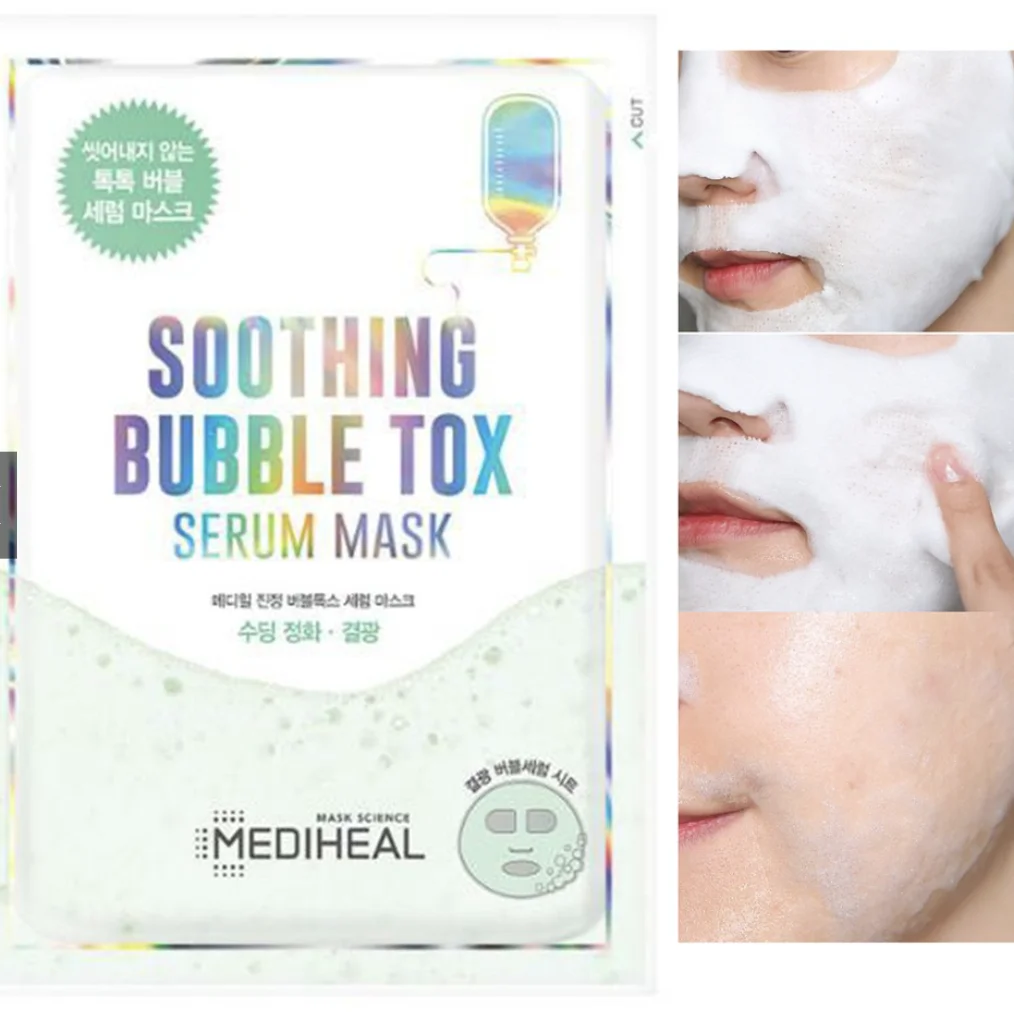 Mediheal Whitening Bubble Tox Serum Mask Sheet 10p