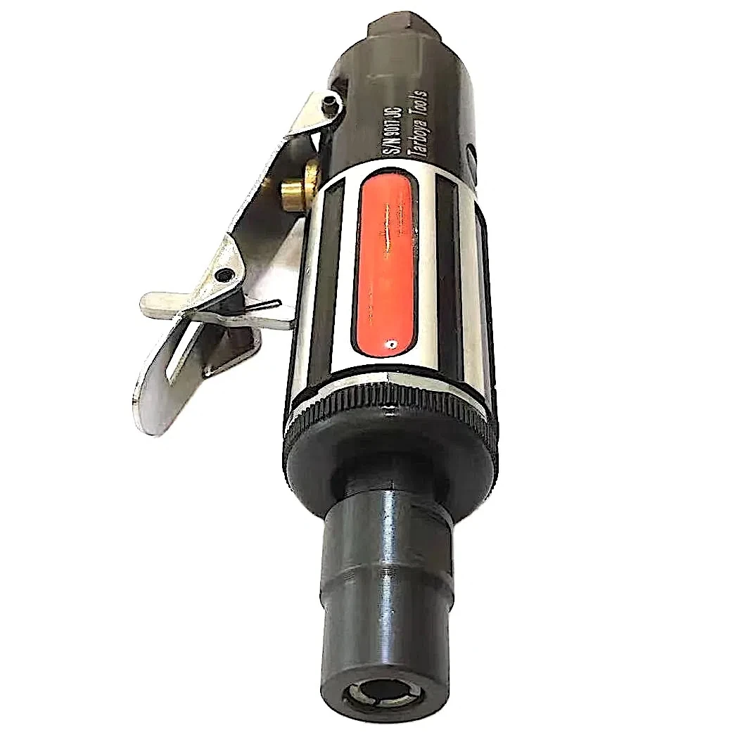 XUNTOP 25000 RPM Pneumatic Straight Die Grinder – Rear Exhaust, 1/4" & 1/8" Collets, With Oil Bottle & 5 Grinding Heads