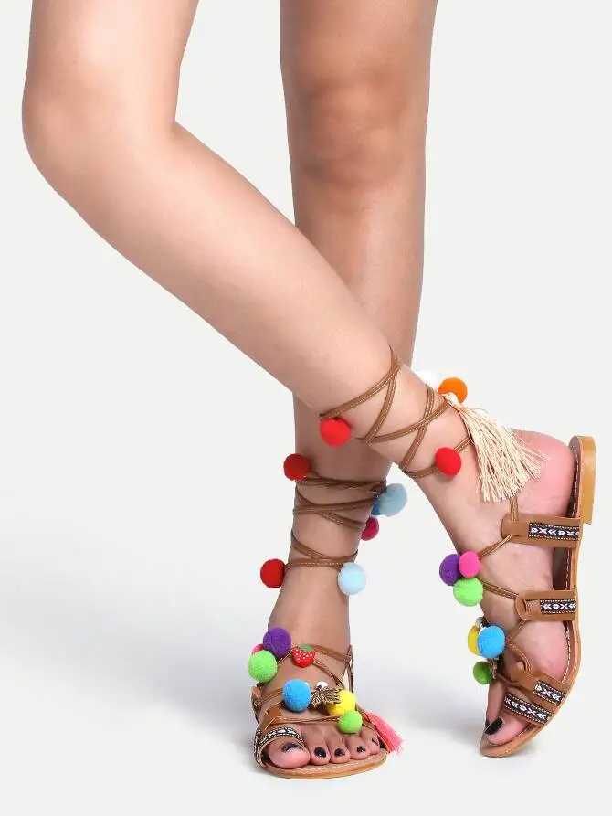 Indian Handcrafted Boho Style Sandals Summer Fashion Flat Design with  Rubber Insole Wholesale From Guru Kirpa Export House