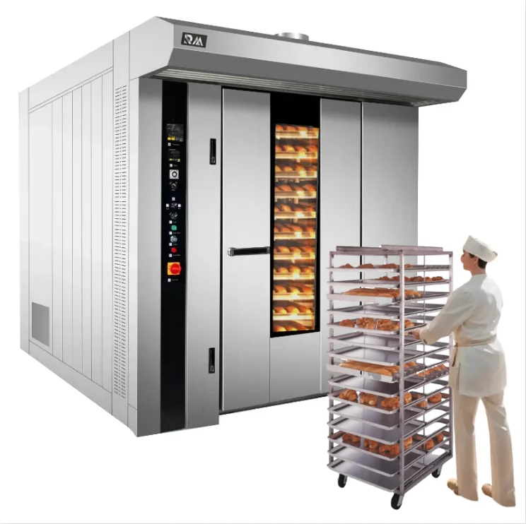 Precio Hornos Rotatorio-electricos De 10 8 32 Charolas Para Panaderia Pan Industrial a Gas Comercial  Panaderos En Usa Italianos