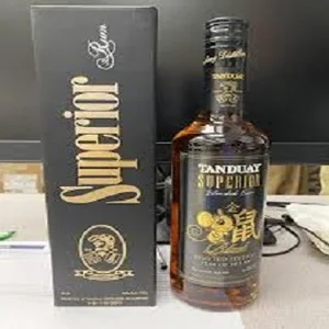 Top Selling Tanduay Superior Spiced Rum Premium Spirits 40% Alcohol Gift Packaging