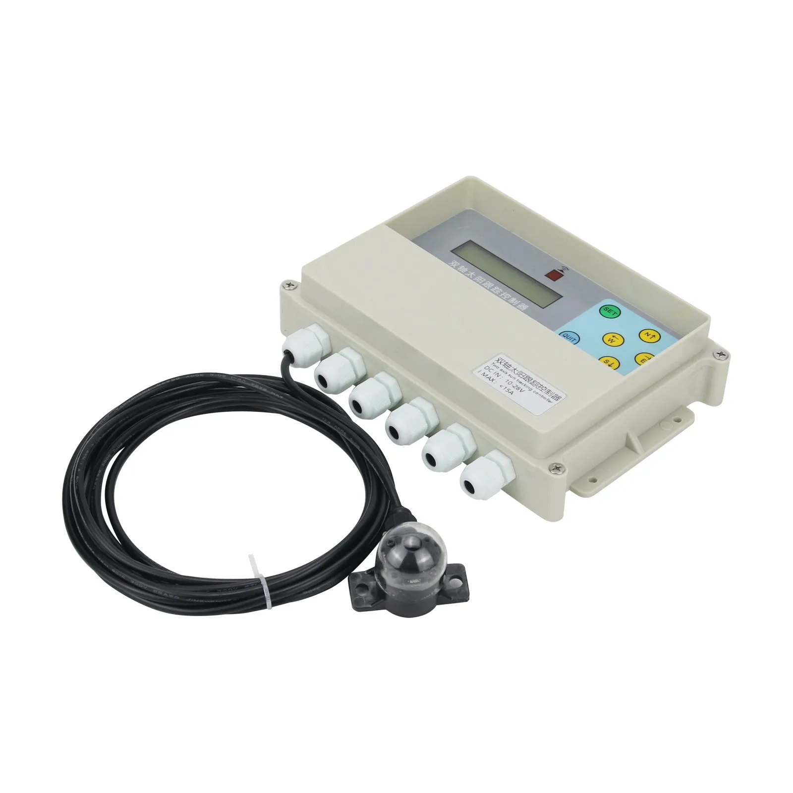 Contrôleur De Suivi Solaire Double Axe XMYC-3 – Automatique, Avec Capteur De Vent, Pour Panneaux Solaires