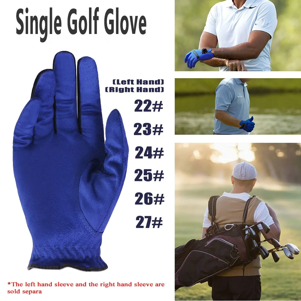 Design leather golf glove custom print golf glove with magnetic ball marker