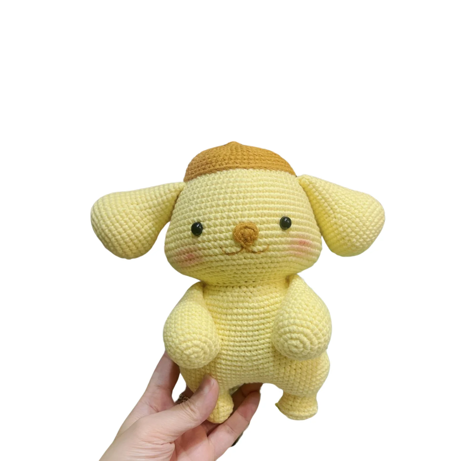 Direct Factory Customization Handmade Adorable Pompompurin Crochet Anime Toy Amigurumi Doll Birthday Christmas Gift for Kids
