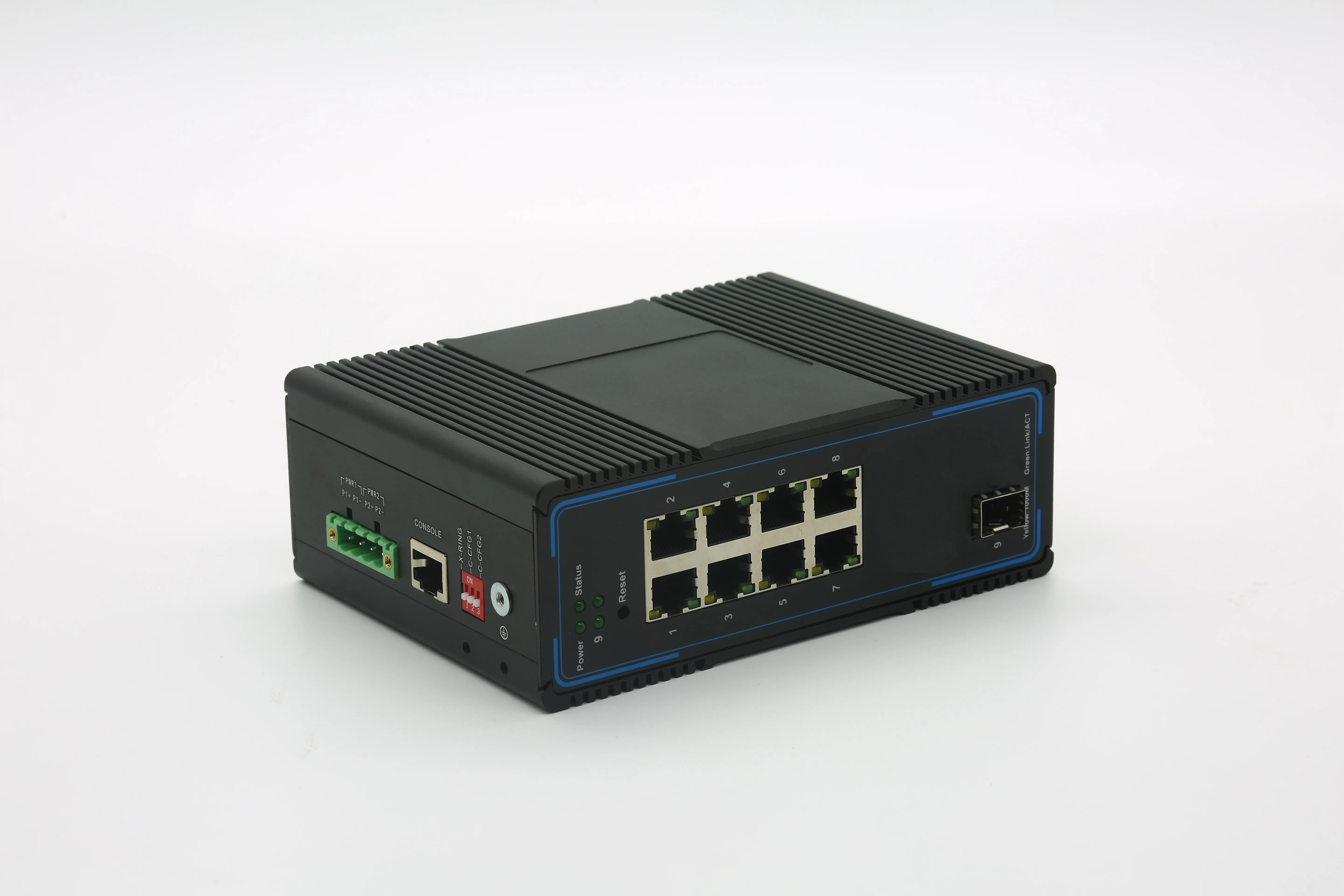 Managed Industrial Switches Layer 2 8 * 10/100/1000baset