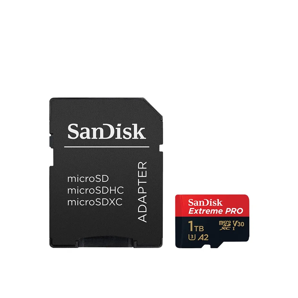 Карта памяти SanDisk 1 ТБ Extreme Pro с адаптером SDSQXCD-1T00-GN6MA