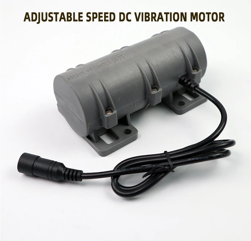 3800 RPM DC 12V Electric Vibration Motor Kit – 10W With Speed Regulator, Remote Control (328 Ft Range) For Massage Chairs, Sieves & More
