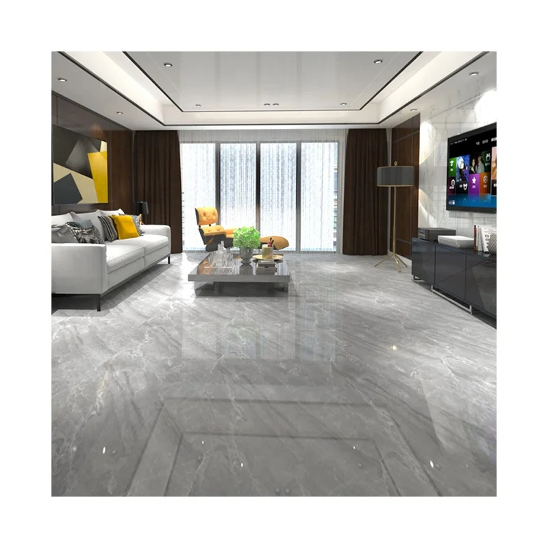 Ceramic Polished Marble Glossy Glazed Guangzhou Floor Tile for Modern House Bedroom
