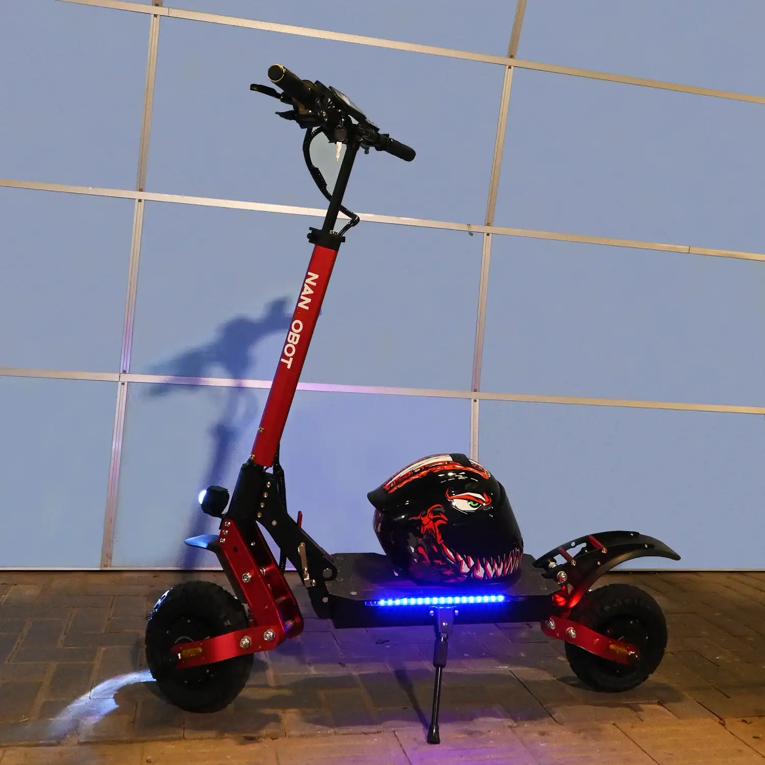 For D4+MAX Electric Kick Scooter 1200W Power Long Range Dual Motor 10 Inch Tire 80km Range Per 65km/h 120kg Capacity