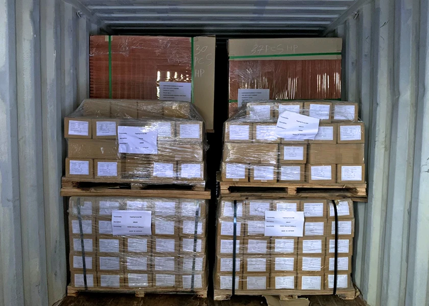 Vietnam Factory Shipping Container Spare Parts Carrier Container Self