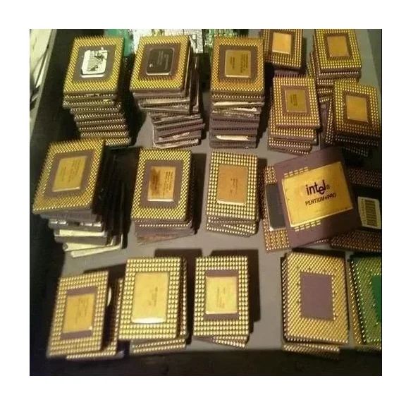 High Yield Gold Recovery Cpu Ceramic Processor Scraps/ceramic Cpu Scrap/ Computers Pentium Scrap