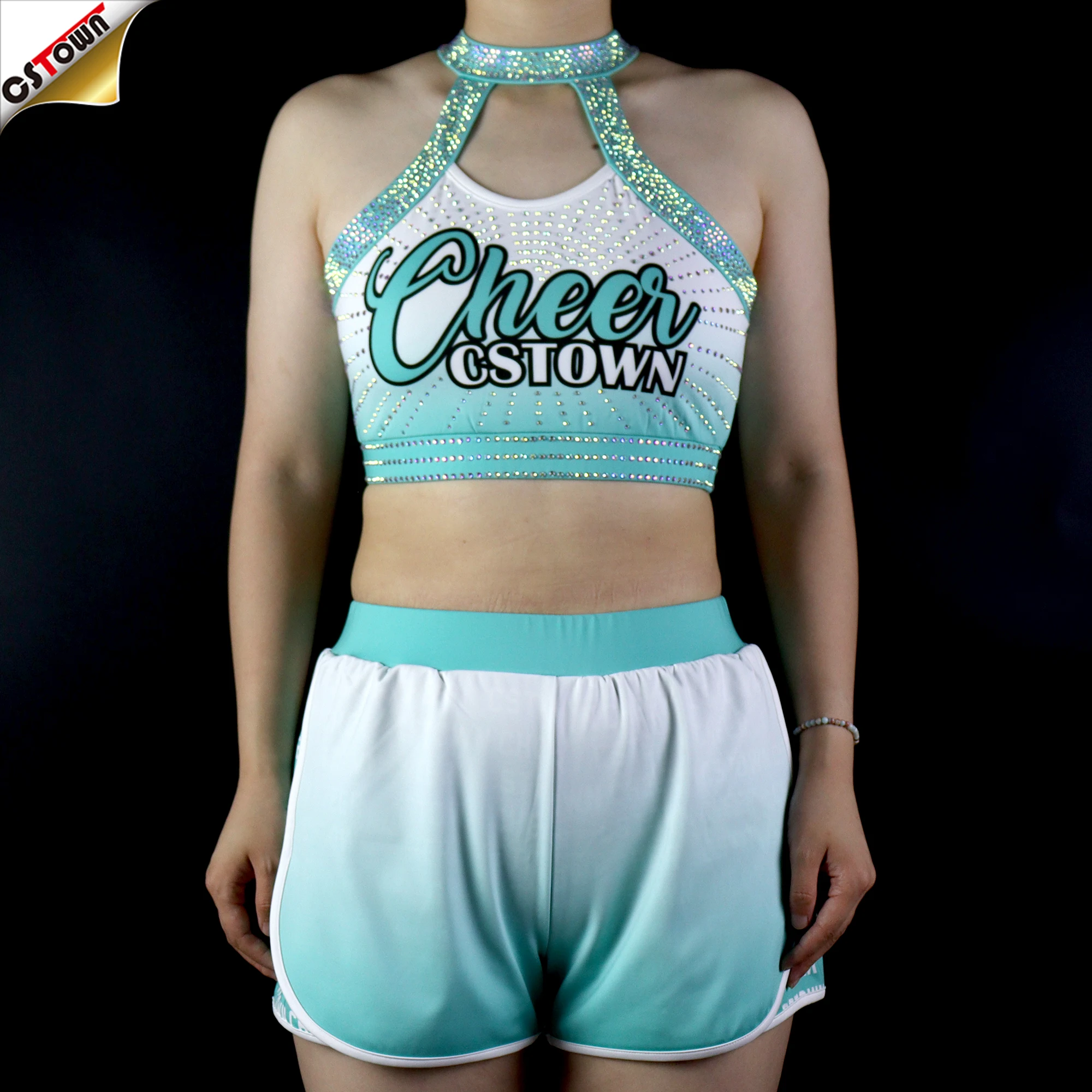 Hot Sale Cheerleading Sports Bra Kids Cheer Practice Wears - Main Image