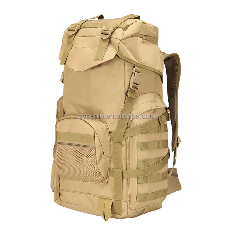 AYPPRO 50L Tactical Backpack Molle System Hydration Rucksack for Hiking ...