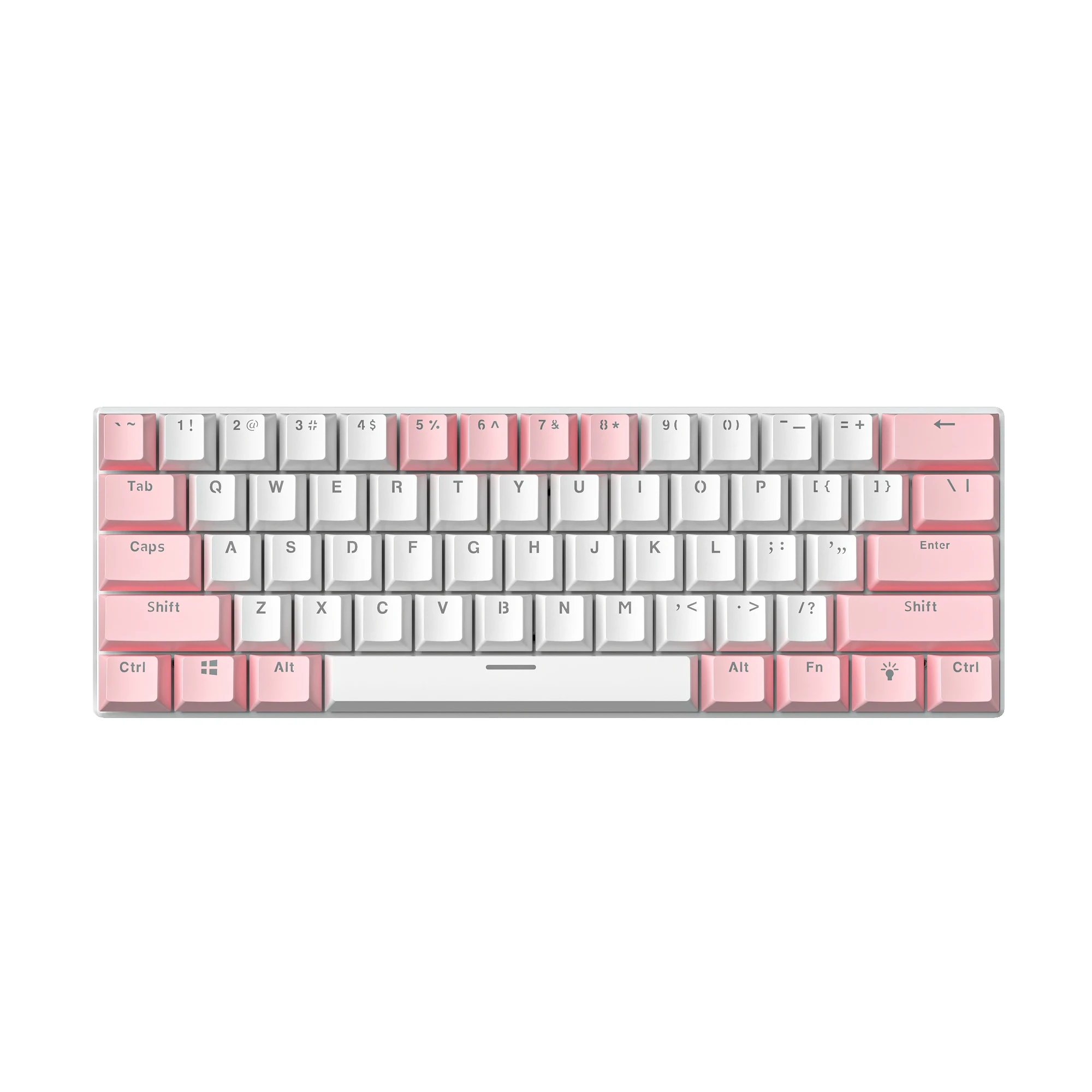 OEM Blue Switch Wired Type C Hot Swappable RGB Backlit Color Lighting for Computer DIY Trading Mechanical Gaming Keyboard