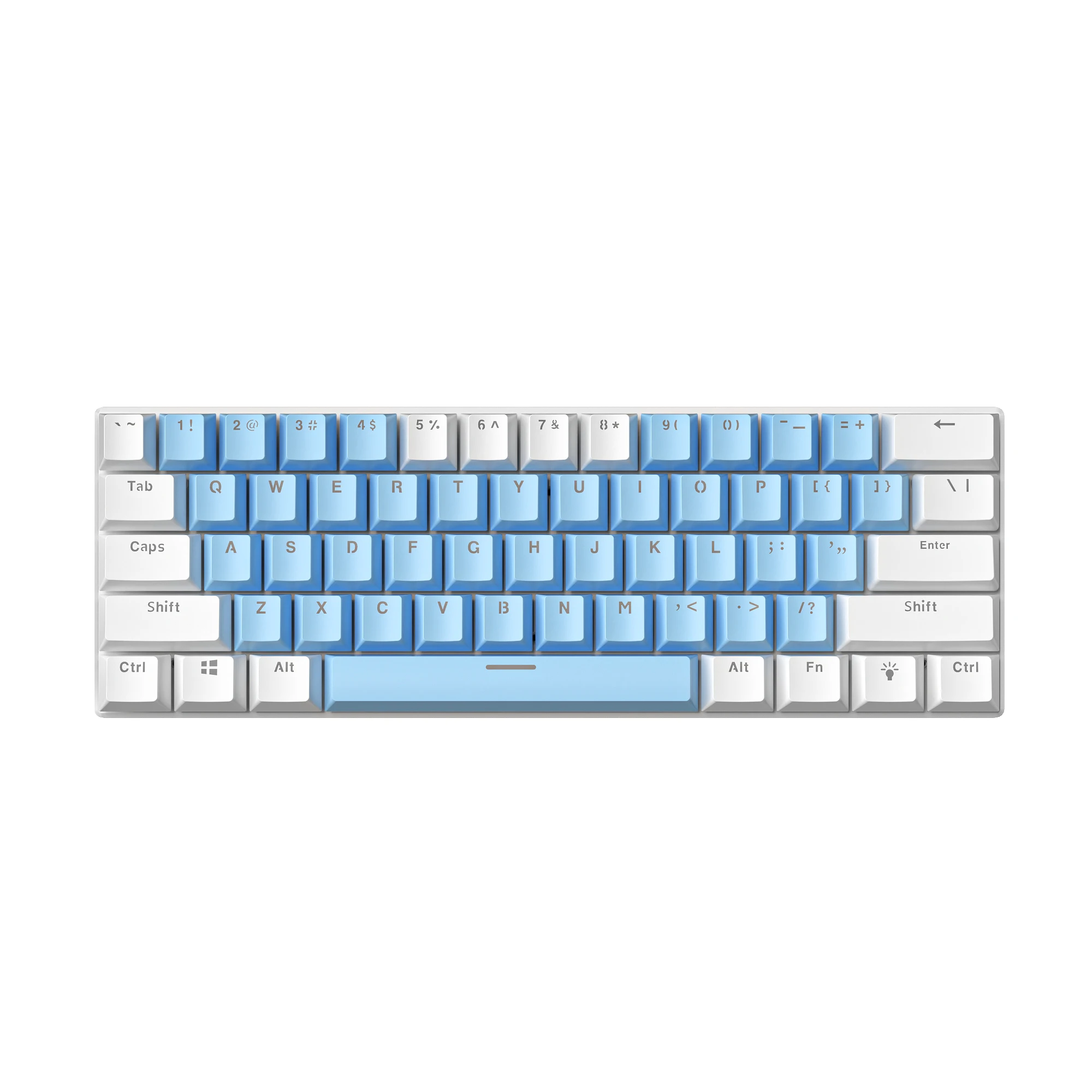 OEM Blue Switch Wired Type C Hot Swappable RGB Backlit Color Lighting for Computer DIY Trading Mechanical Gaming Keyboard