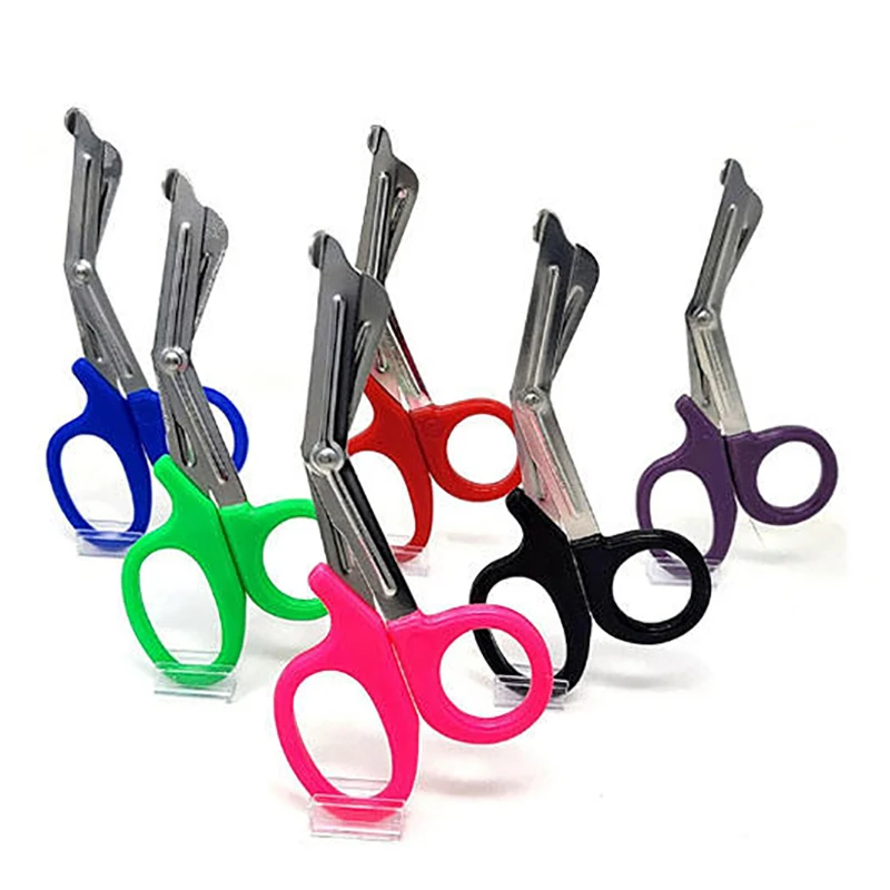 Customized Label Stainless Steel Nursing Medical Bandage Scissors Ems