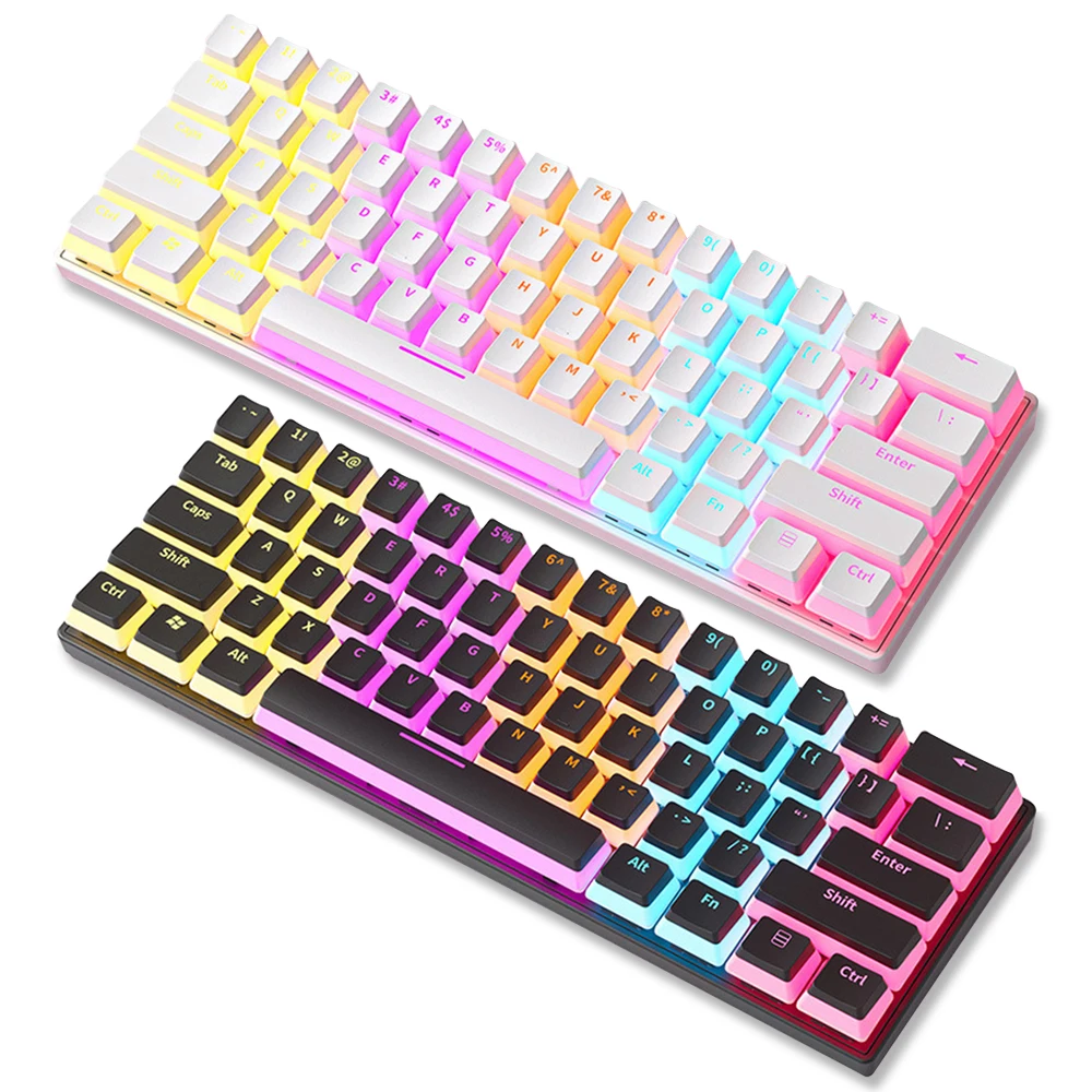 Sama Pudding Keyboard 60 Percent Ansi Laptop Computer Desktop Ergonomic ...