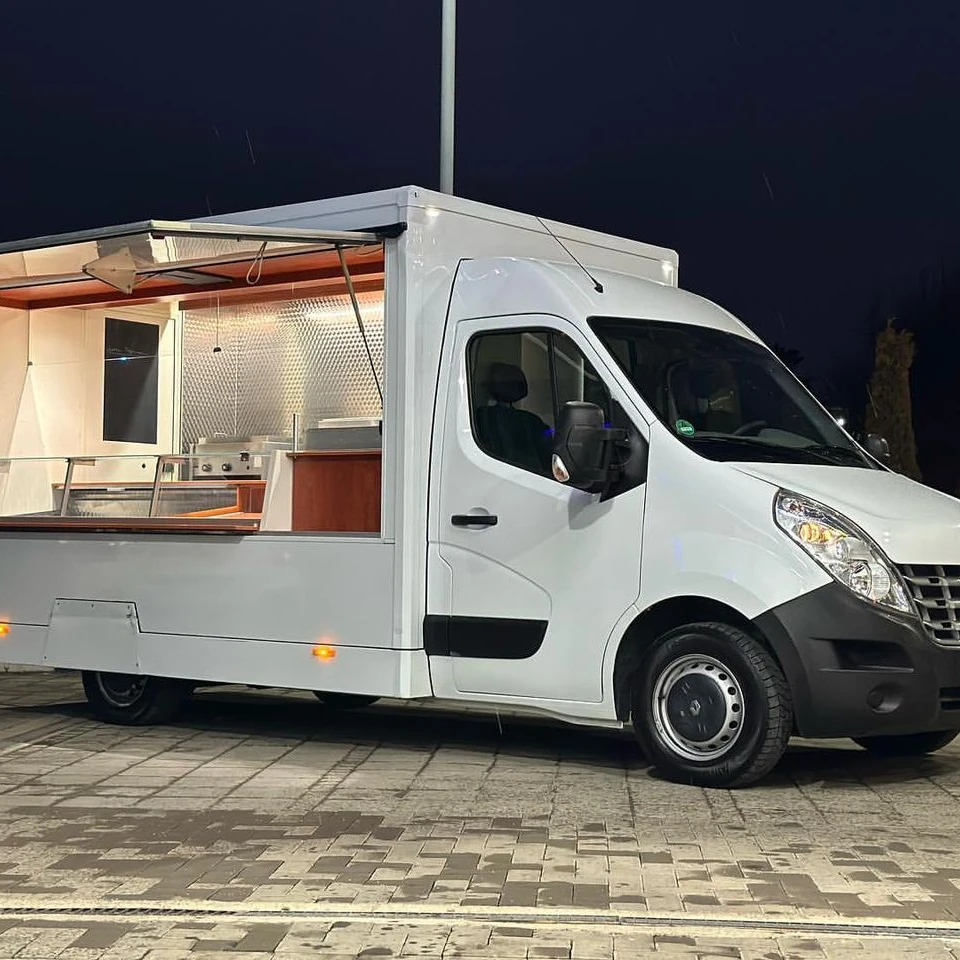 Modern Design Small Mobile Kitchen Fast Food Trailer Food Truck For