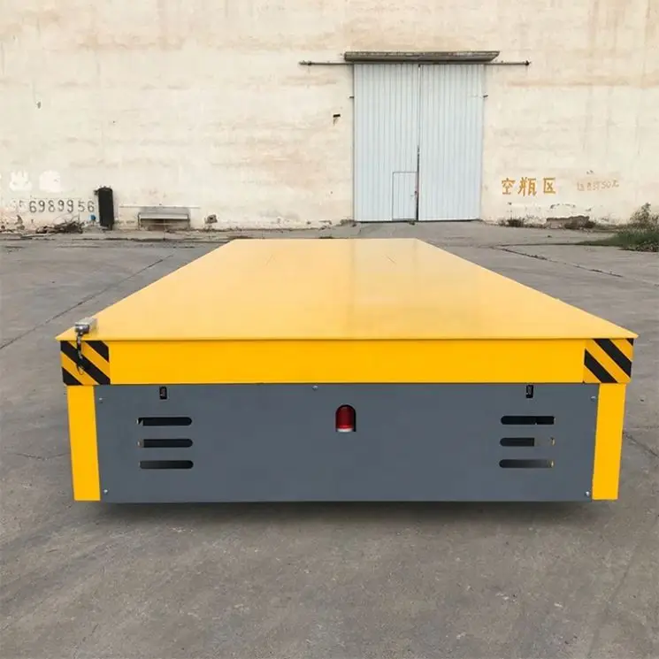 Wireless Remote Control Material Handling Trolley Trackless Electric Motorized AGV Transfer Cart