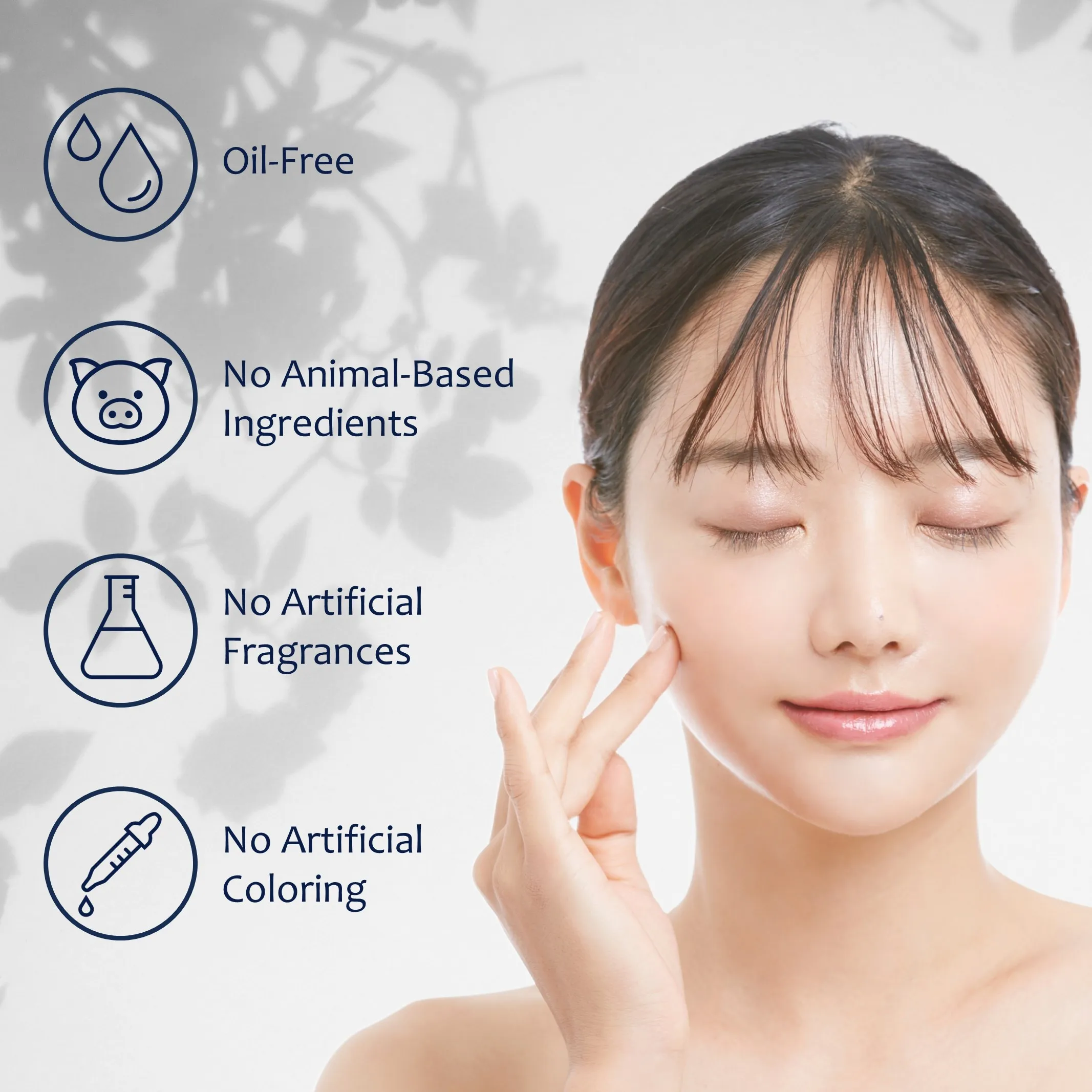 Royal Herb EX Cream - Oil-Free Moisturizing Gel with Gold Flakes