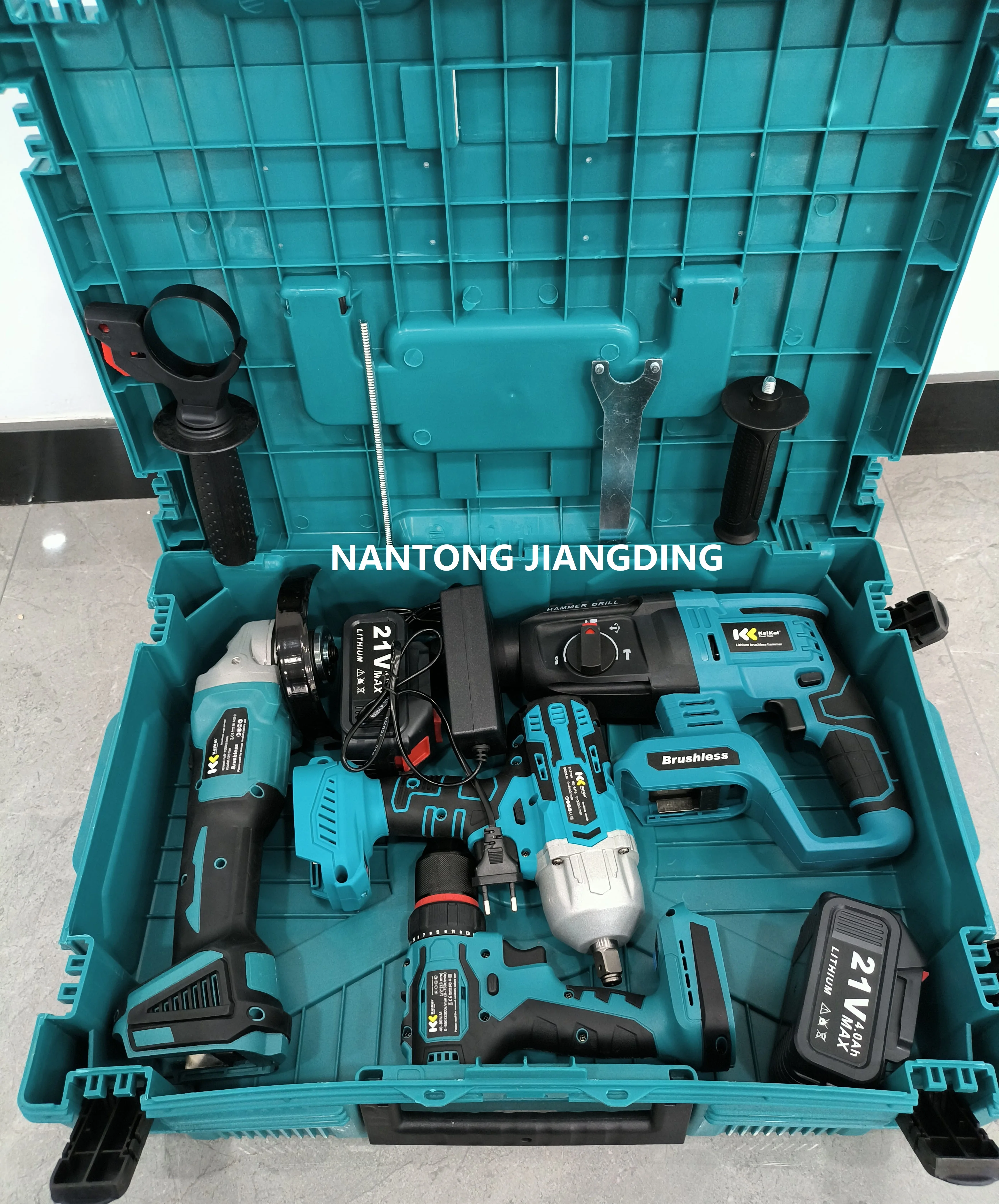 Kaikai Performance Cordless Electric Power Tools Set Brushless 18v 21v