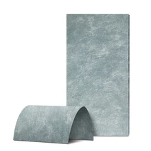 Factory Direct Elegant Green Gilt Flexible Wall Panel Fiber Cement Board Stone Veneer MCM Flexible Slate Tile Wall Cladding