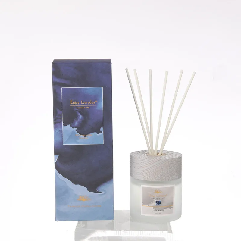 product enjoy everyday private label perfume ornament reed diffuser bulk purchase luxury wooden lid custom scents reed diffuser-9