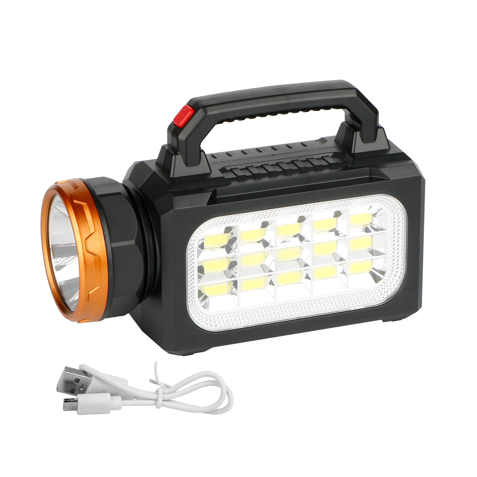 Portable Multi-Functional Three Light Source Lamp IP65 ABS Body for Home Outdoor Camping Emergency Solar Charging Power Bank