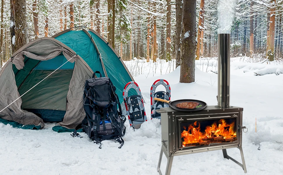 Les 5 Meilleurs Poêles à Bois Pour Le Camping - Nous Randonnons