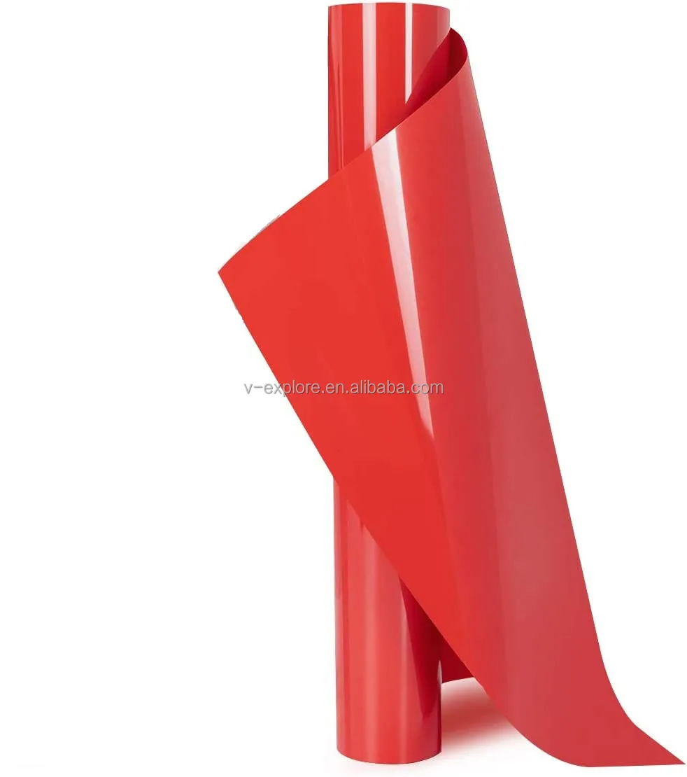 Red Color High Frequency Lamination Temperature Heat Transfer Vinyl