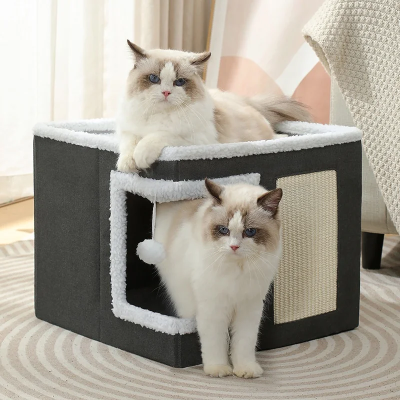 product new arrival eco friendly pet house cat calming pet dog bed-46