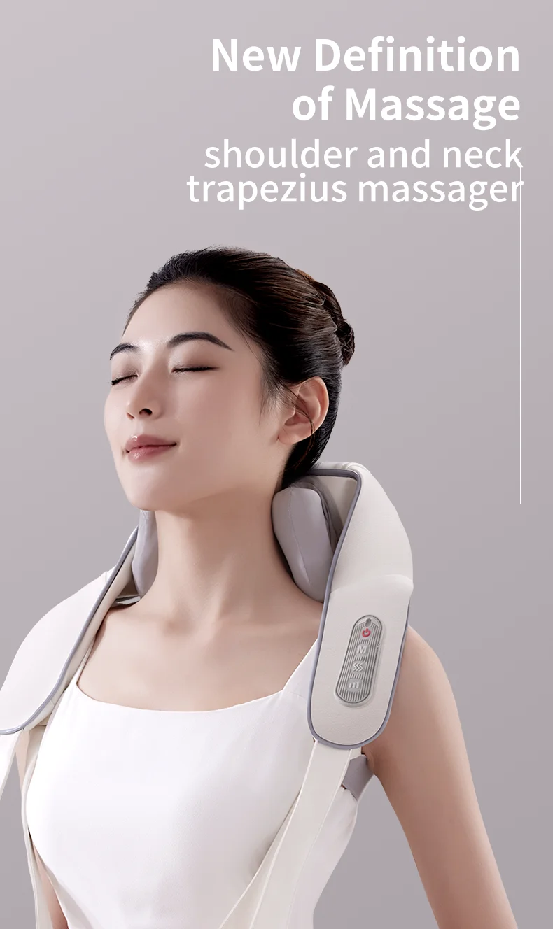 Neck And Shoulder Kneading Massager With Heat Full Body Use Wireless Massage Product Shoulder 8617