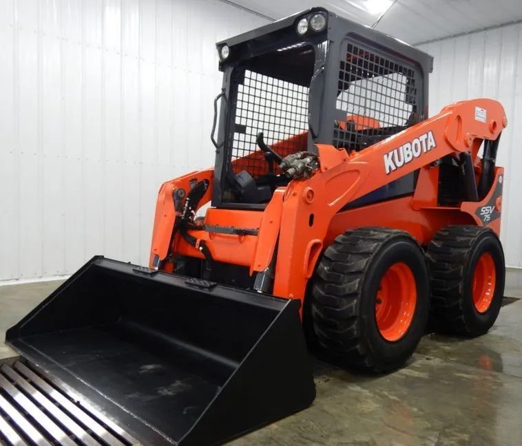2015 Kubota Svl75 Skid Steer Skid Steer Wheel Backhoe Loader Backhoe