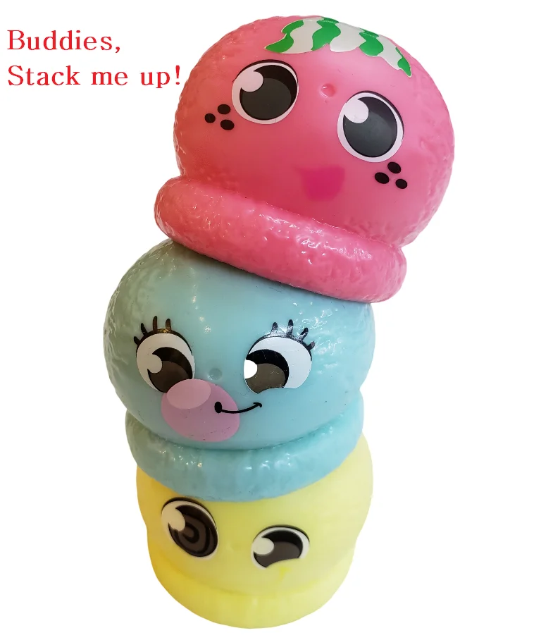 Manufacturing Cute Squishy Ice Cream Buddies Toy Open Molds To Imprint ...