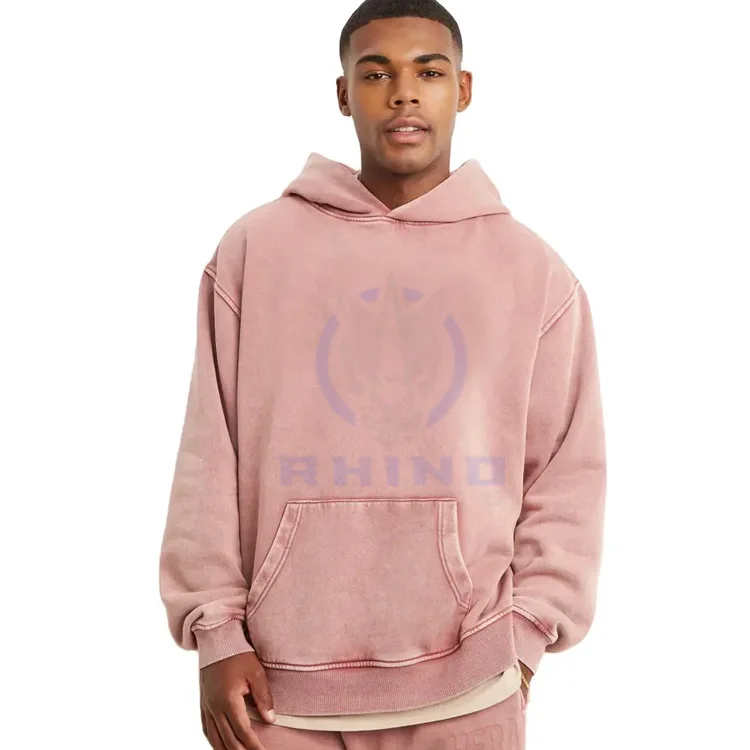 Oversized Acid Wash Charcoal Hoodie