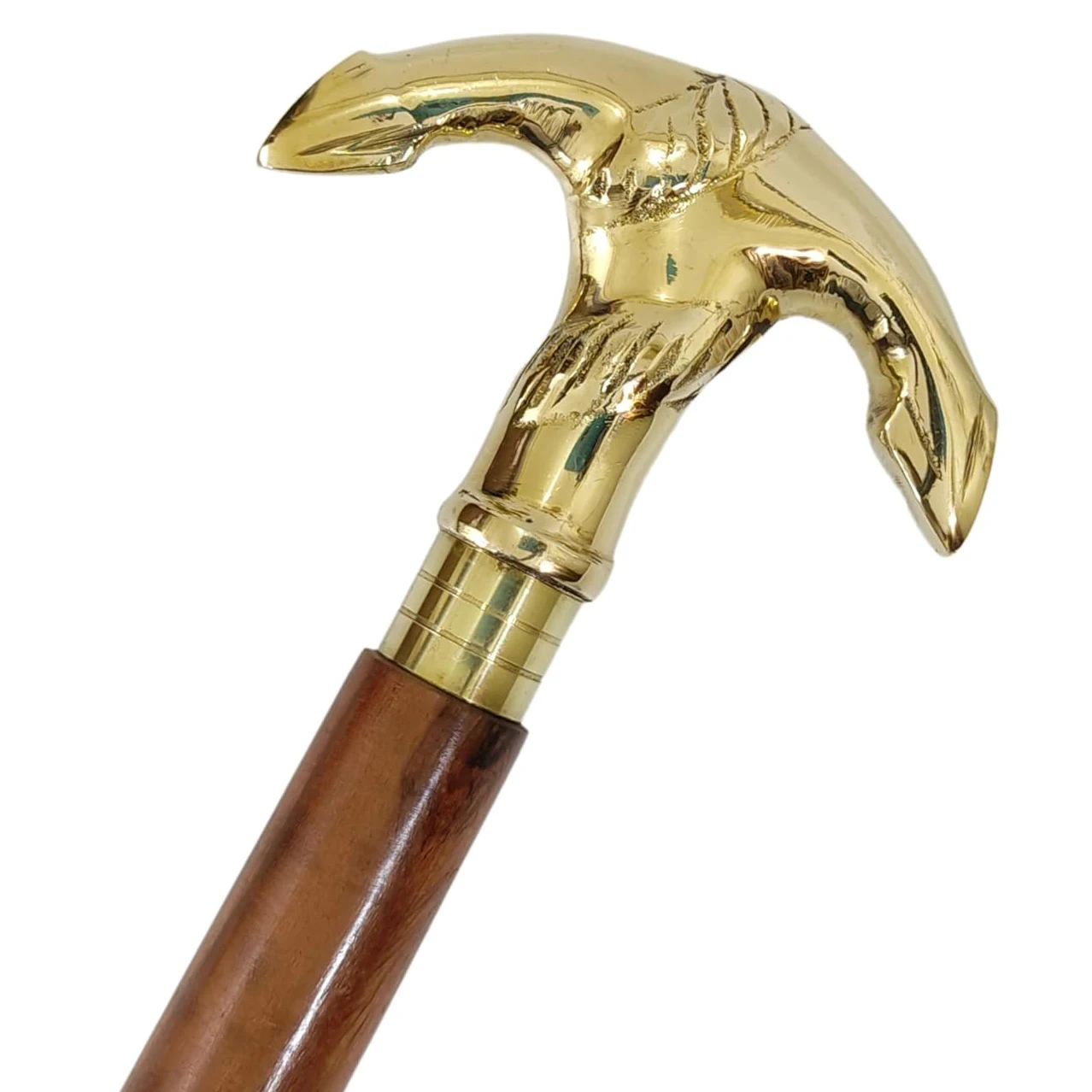 Modern Royal Designer Handle Grip Outdoor Foldable Walking Sticks Aluminum Canes & Nordic Wooden Walking Stick