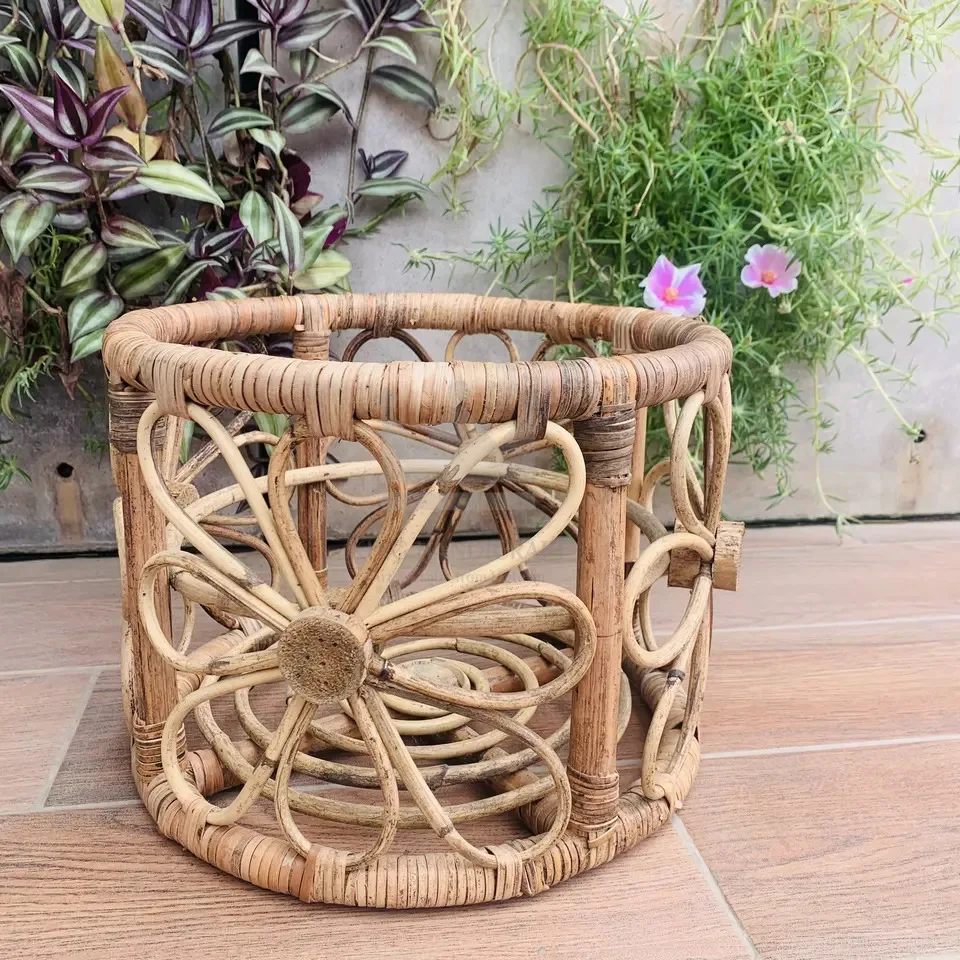 Vintage Luxury Rattan Newborn Baby Cribs/ Baby Cot Photography Props/ Photoshoot For Studio