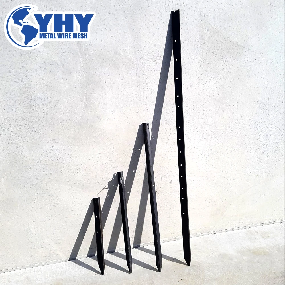 Durable Black Bitumen Painted Y Picket Post for Farm Fence