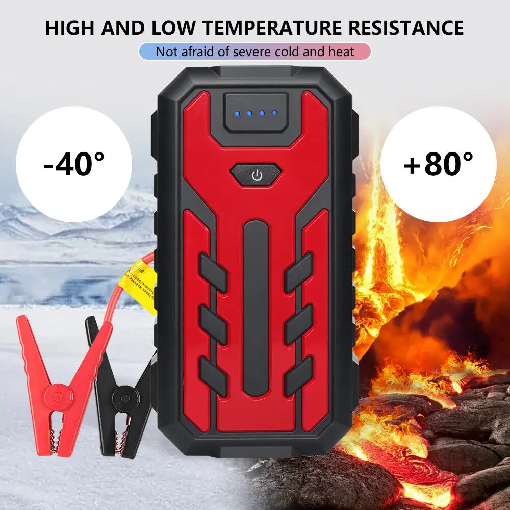 Portable Jump Starter Power Bank 12000mah Car Jump Starter With Charger